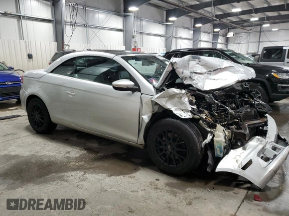 2012 Volkswagen Eos Lux with VIN WVWFW7AH4CV000578, listed as a Copart auction lot 50328825 with 138,476 mi miles and Salvage Title. Bid and sale history available at DreamBid. Image 4.