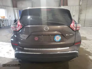 2017 Nissan Murano SL with VIN 5N1AZ2MH5HN171911, listed as a Copart auction lot 41733455 with 175,996 mi miles and Salvage Title. Bid and sale history available at carsss.com. Image 6.