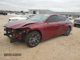 2023 Lexus ES with VIN 58ADA1C19PU030615, listed as a Copart auction lot 47128225 with 16,923 mi miles and Salvage Title. Bid and sale history available at carsss.com. Image 1.