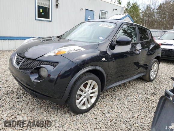 2013 Nissan Juke SV with VIN JN8AF5MR4DT222607, listed as a Copart auction lot 53576635 with Not Provided miles and Clean Title. Bid and sale history available at carsss.com. Image 1.
