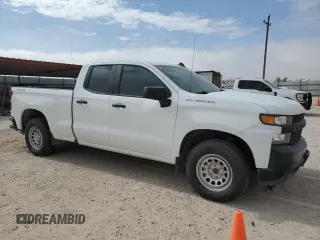 2020 Chevrolet Silverado 1500 Work Truck with VIN 1GCRYAEF0LZ166814, listed as a Copart auction lot 44057915 with 105,084 mi miles and Clean Title. Bid and sale history available at carsss.com. Image 4.
