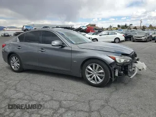 2017 Infiniti Q50 3.0t Premium with VIN JN1EV7AP3HM734425, listed as a Copart auction lot 51866275 with 160,813 mi miles and Salvage Title. Bid and sale history available at carsss.com. Image 4.