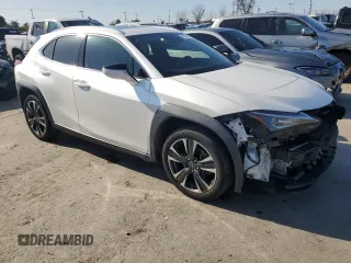 2019 Lexus UX with VIN JTHY3JBH3K2002849, listed as a Copart auction lot 52807475 with 54,593 mi miles and Salvage Title. Bid and sale history available at carsss.com. Image 4.