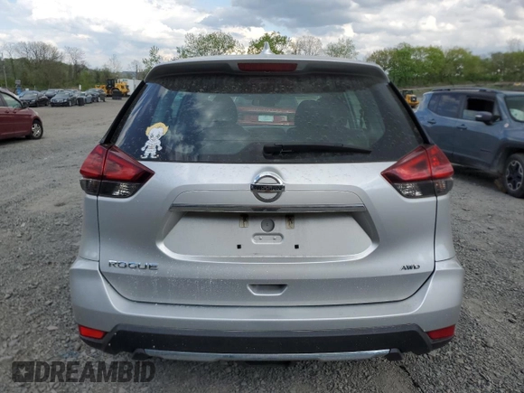 2020 Nissan Rogue S with VIN 5N1AT2MV6LC712489, listed as a Copart auction lot 54721915 with 74,681 mi miles and Salvage Title. Bid and sale history available at carsss.com. Image 6.