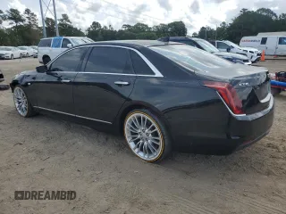 2017 Cadillac CT6 Luxury RWD with VIN 1G6KC5RX3HU175279, listed as a Copart auction lot 59620025 with 106,995 mi miles and Salvage title. Bid and sale history available at DreamBid. Image 2.