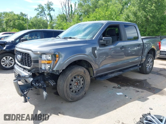 2023 Ford F-150 XL with VIN 1FTFW1E54PFC37083, listed as a IAAI auction lot 42247096 with 28,344 mi miles and . Bid and sale history available at DreamBid. Image 20.