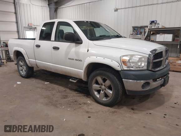 2007 Dodge 1500 SLT with VIN 1D7HU18297J631097, listed as a IAAI auction lot 41378054 with 169,263 mi miles and . Bid and sale history available at DreamBid. Image 1.