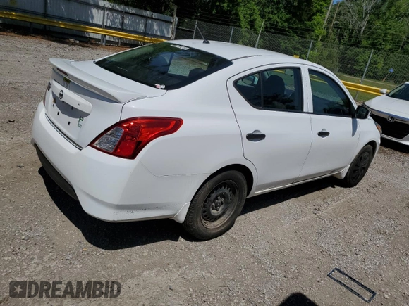 2018 Nissan Versa Sedan SV with VIN 3N1CN7AP3JL853373, listed as a Copart auction lot 52329325 with 68,932 mi miles and Salvage Title. Bid and sale history available at carsss.com. Image 3.