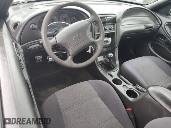 2001 Ford Mustang Standard with VIN 1FAFP40421F193076, listed as a Copart auction lot 57353585 with Not provided miles and Clean title. Bid and sale history available at DreamBid. Image 8.