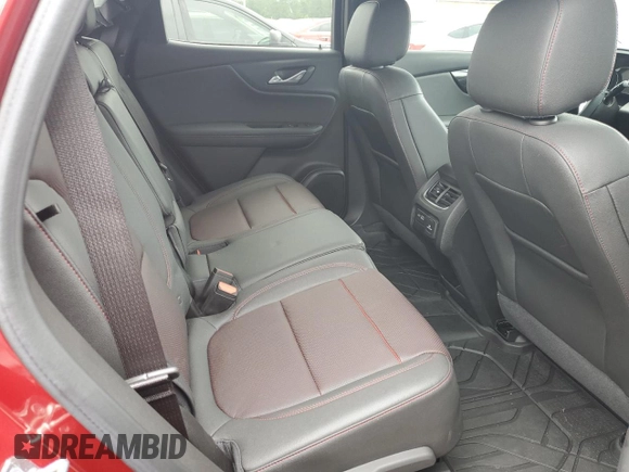 2023 Chevrolet Blazer RS with VIN 3GNKBKRS9PS225076, listed as a Copart auction lot 55012315 with 7,157 mi miles and Salvage title. Bid and sale history available at DreamBid. Image 10.