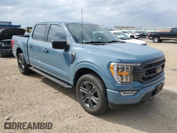 2023 Ford F-150 XL with VIN 1FTEW1EP8PKD17779, listed as a Copart auction lot 54663675 with 47,930 mi miles and Clean Title. Bid and sale history available at carsss.com. Image 4.