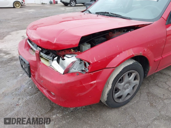 2000 Mazda Protege DX with VIN JM1BJ2224Y0277889, listed as a IAAI auction lot 41160593 with 124,586 mi miles and . Bid and sale history available at DreamBid. Image 6.