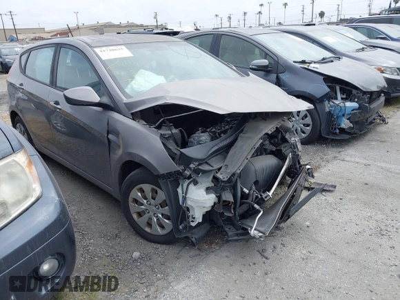 2017 Hyundai Accent SE with VIN KMHCT5AEXHU359805, listed as a IAAI auction lot 41748635 with 79,446 mi miles. Bid and sale history available at carsss.com. Image 1.