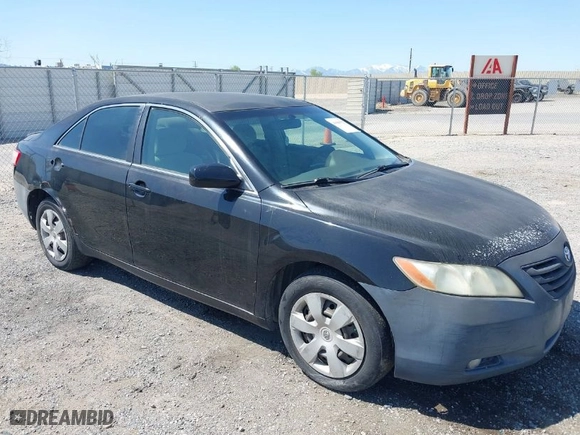 2007 Toyota Camry CE with VIN JTNBE46K773061294, listed as a IAAI auction lot 41986525 with 212,516 mi miles. Bid and sale history available at carsss.com. Image 1.
