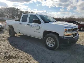 2018 Chevrolet Silverado 1500 Work Truck with VIN 1GCRCNEHXJZ329151, listed as a Copart auction lot 42124075 with 95,890 mi miles and Salvage Title. Bid and sale history available at carsss.com. Image 4.