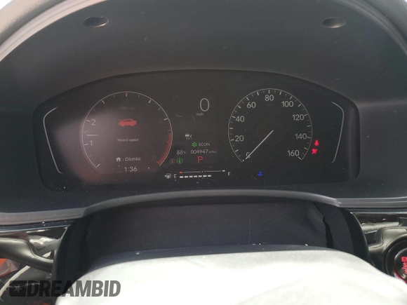 2025 Honda Civic Sport z VIN 2HGFE2F52SH520064, wystawiony jako Copart lot #56580945 z przebiegiem 4947 mil mil oraz Nie do naprawy. Historia ofert i sprzedaży dostępna na DreamBid. Obrazek 9.