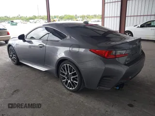 2015 Lexus RC 350 F Sport with VIN JTHHE5BC5F5004905, listed as a IAAI auction lot 42646064 with Not provided miles and . Bid and sale history available at DreamBid. Image 3.