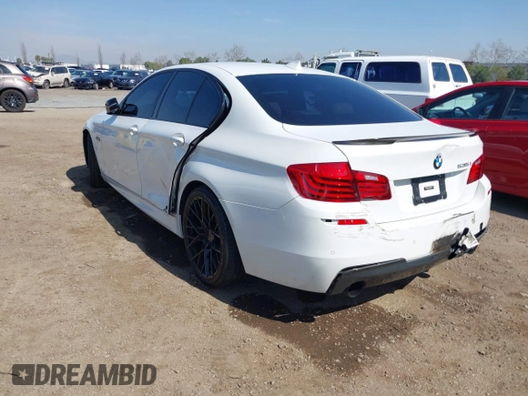 2016 BMW 5 Series 535i with VIN WBA5B1C54GG134991, listed as a IAAI auction lot 41573388 with 91,161 mi miles and . Bid and sale history available at DreamBid. Image 3.