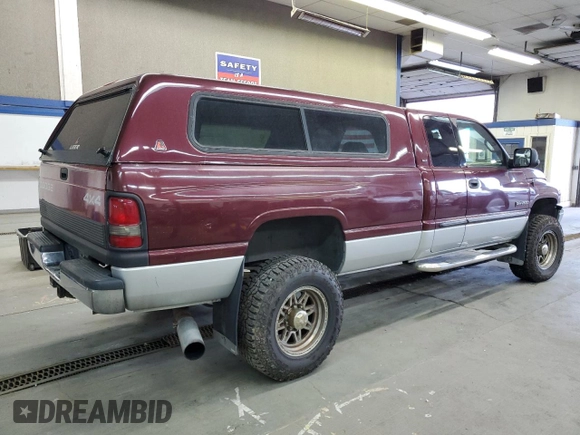 2001 Dodge Ram 2500 with VIN 1B7KF236X1J527039, listed as a Copart auction lot 80070634 with 185,735 mi miles and Salvage Title. Bid and sale history available at carsss.com. Image 3.