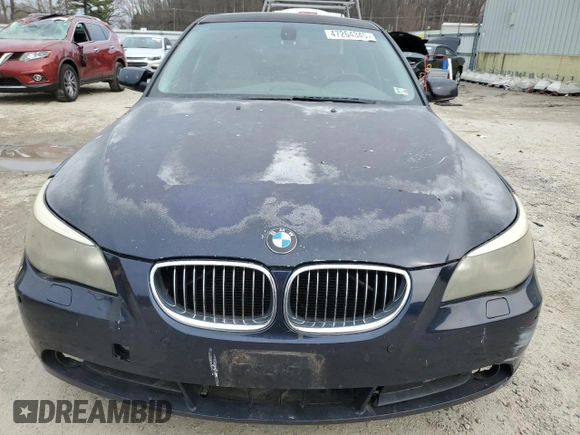 2007 BMW 5 Series 550i with VIN WBANB53537CP03814, listed as a Copart auction lot 47264345 with 203,544 mi miles and Clean Title. Bid and sale history available at DreamBid. Image 5.
