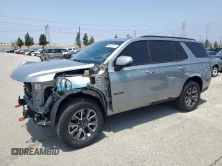 2023 Chevrolet Tahoe Z71 with VIN 1GNSKPKD9PR525616, listed as a Copart auction lot 58828215 with 14,698 mi miles and Salvage title. Bid and sale history available at DreamBid. Image 1.