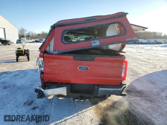 2024 Ford F-250 XL with VIN 1FT7X2BA2REE75404, listed as a Copart auction lot 88600105 with 5,946 mi miles and Salvage title. Bid and sale history available at DreamBid. Image 6.