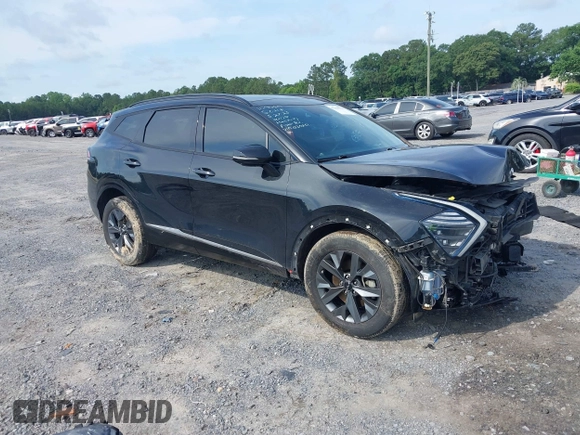 2023 Kia Sportage SX-Prestige with VIN KNDPXCAG1P7020251, listed as a IAAI auction lot 42364221 with 129,885 mi miles and . Bid and sale history available at DreamBid. Image 1.