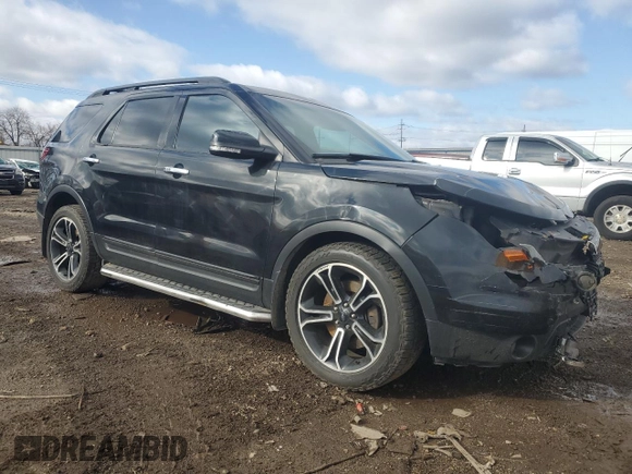 2013 Ford Explorer Sport z VIN 1FM5K8GT1DGB29341, wystawiony jako Copart lot #50054405 z przebiegiem 125 692 mil mil oraz Szkoda całkowita • Salvage title. Historia ofert i sprzedaży dostępna na DreamBid. Obrazek 4.