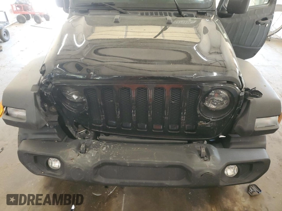 2020 Jeep Wrangler Unlimited Sport Altitude with VIN 1C4HJXDN9LW154318, listed as a Copart auction lot 56473335 with 99,482 mi miles and Salvage title. Bid and sale history available at DreamBid. Image 11.