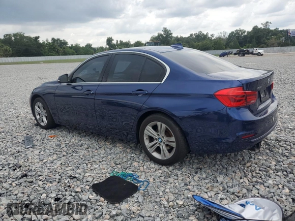 2018 BMW 3 Series 330i xDrive with VIN WBA8D9C54JEM31705, listed as a Copart auction lot 58026075 with 80,344 mi miles and Salvage title. Bid and sale history available at DreamBid. Image 2.