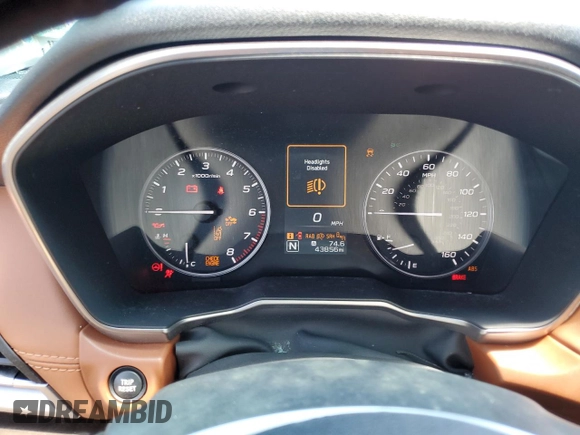 2022 Subaru Legacy Touring XT with VIN 4S3BWGP65N3012516, listed as a Copart auction lot 51309015 with 43,856 mi miles and Salvage title. Bid and sale history available at DreamBid. Image 9.