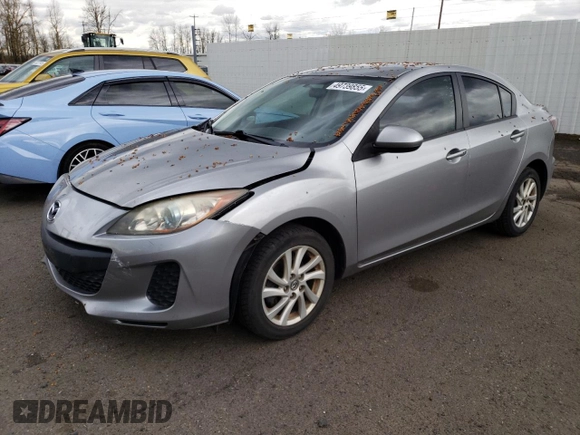 2013 Mazda 3 i Touring with VIN JM1BL1V83D1704908, listed as a Copart auction lot 49739855 with 178,206 mi miles and Salvage Title. Bid and sale history available at DreamBid. Image 1.