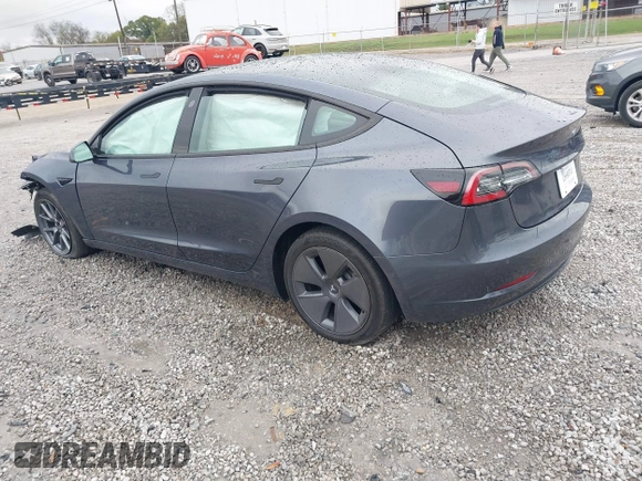 2022 Tesla Model 3 Long Range with VIN 5YJ3E1EB3NF352741, listed as a IAAI auction lot 40847981 with Not Provided miles and . Bid and sale history available at DreamBid. Image 3.