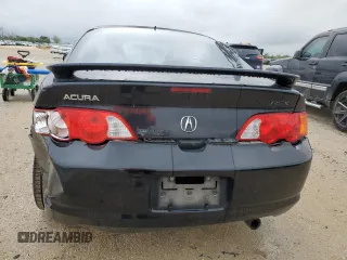 2004 Acura RSX with VIN JH4DC53864S019653, listed as a Copart auction lot 69832384 with 184,925 mi miles and Salvage Title. Bid and sale history available at carsss.com. Image 6.