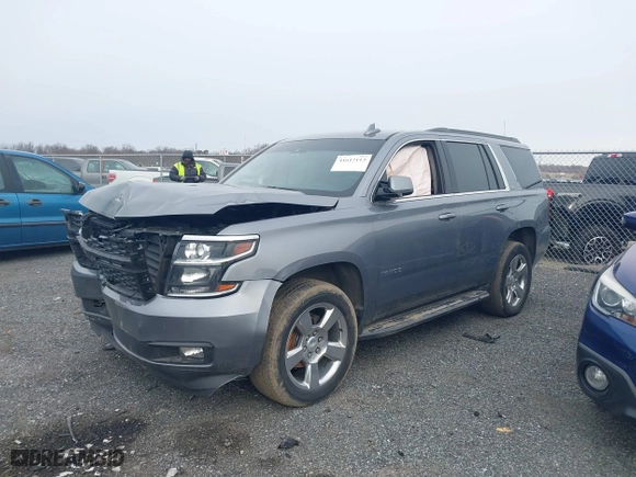 2018 Chevrolet Tahoe LT with VIN 1GNSKBKC9JR245289, listed as a IAAI auction lot 41617113 with 1 mi miles. Bid and sale history available at carsss.com. Image 2.