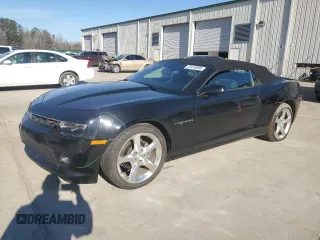 2014 Chevrolet Camaro LT with VIN 2G1FB3D31E9212051, listed as a Copart auction lot 47418855 with 56,227 mi miles and Salvage title. Bid and sale history available at DreamBid. Image 1.