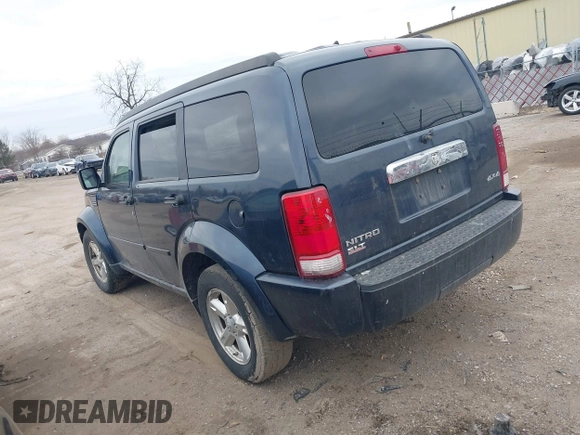2008 Dodge Nitro SLT with VIN 1D8GU58K88W203427, listed as a IAAI auction lot 41695414 with 172,029 mi miles and . Bid and sale history available at carsss.com. Image 3.