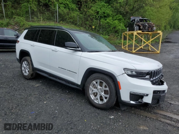 2023 Jeep Grand Cherokee Limited with VIN 1C4RJKBG8P8841313, listed as a Copart auction lot 55819765 with 32,982 mi miles and Salvage title. Bid and sale history available at DreamBid. Image 4.