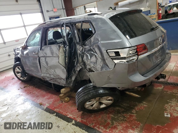2019 Volkswagen Atlas S z VIN 1V2GR2CAXKC565750, wystawiony jako Copart lot #55911835 z przebiegiem 107 594 mil mil oraz Szkoda całkowita • Salvage title. Historia ofert i sprzedaży dostępna na DreamBid. Obrazek 2.