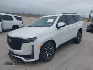 2023 Cadillac Escalade RWD Sport Platinum with VIN 1GYS3GKL1PR197390, listed as a IAAI auction lot 41590503 with 14,711 mi miles and . Bid and sale history available at DreamBid. Image 17.