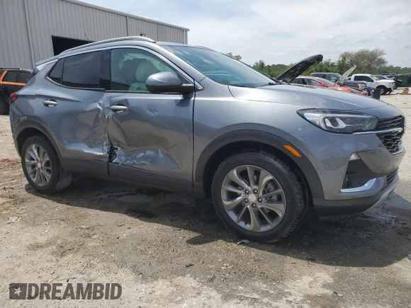2022 Buick Encore GX Essence with VIN KL4MMFSL9NB069985, listed as a Copart auction lot 53942555 with 16,273 mi miles and Salvage title. Bid and sale history available at DreamBid. Image 4.