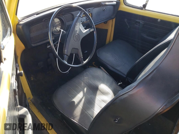 1972 Volkswagen Beetle with VIN 1122273525, listed as a Copart auction lot 79026884 with 17,604 mi miles and Clean Title. Bid and sale history available at DreamBid. Image 8.