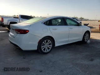 2015 Chrysler 200 Limited with VIN 1C3CCCAB0FN593865, listed as a Copart auction lot 53133705 with 111,687 mi miles and Salvage Title. Bid and sale history available at carsss.com. Image 3.
