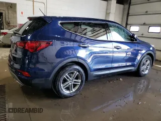 2018 Hyundai Santa Fe 2.4L z VIN 5XYZTDLB4JG553894, wystawiony jako Copart lot #56859585 z przebiegiem 97 313 mil mil oraz Szkoda całkowita • Salvage title. Historia ofert i sprzedaży dostępna na DreamBid. Obrazek 3.