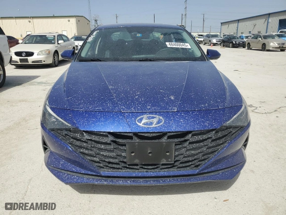 2021 Hyundai Elantra SEL with VIN 5NPLM4AG0MH032699, listed as a Copart auction lot 48400045 with 49,216 mi miles and Salvage Title. Bid and sale history available at carsss.com. Image 5.