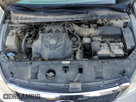 2012 Kia Sedona LX with VIN KNDMG4C71C6492455, listed as a Copart auction lot 63077744 with 210,306 mi miles and Salvage Title. Bid and sale history available at carsss.com. Image 12.