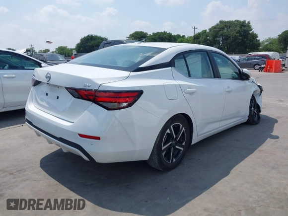 2024 Nissan Sentra SV with VIN 3N1AB8CV0RY297135, listed as a IAAI auction lot 42166329 with 83,038 mi miles and . Bid and sale history available at DreamBid. Image 4.