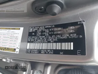 2020 Lexus NX 300 with VIN JTJDARDZ5L5014394, listed as a IAAI auction lot 42607953 with 54,783 mi miles and . Bid and sale history available at DreamBid. Image 9.