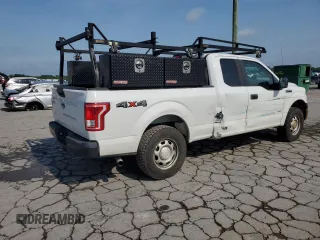 2017 Ford F-150 XL with VIN 1FTEX1EP7HFA81780, listed as a Copart auction lot 62687945 with 232,732 mi miles and Salvage title. Bid and sale history available at DreamBid. Image 3.