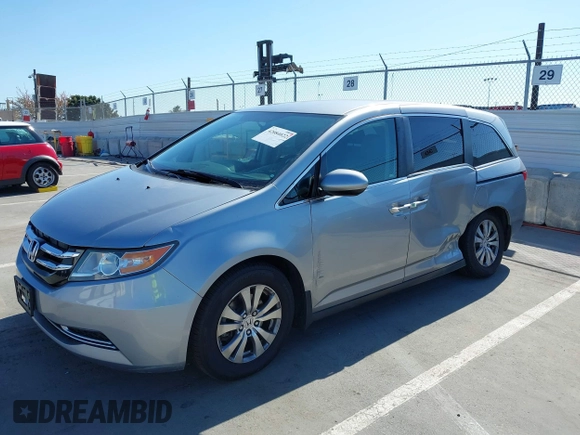 2016 Honda Odyssey SE with VIN 5FNRL5H32GB153002, listed as a IAAI auction lot 42084022 with 63,764 mi miles and . Bid and sale history available at DreamBid. Image 18.